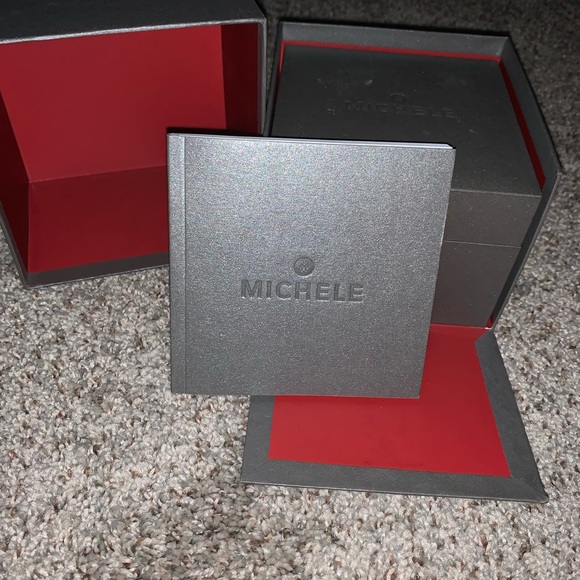 Black and Gold Michele Jelly Bean watch - Picture 3 of 7